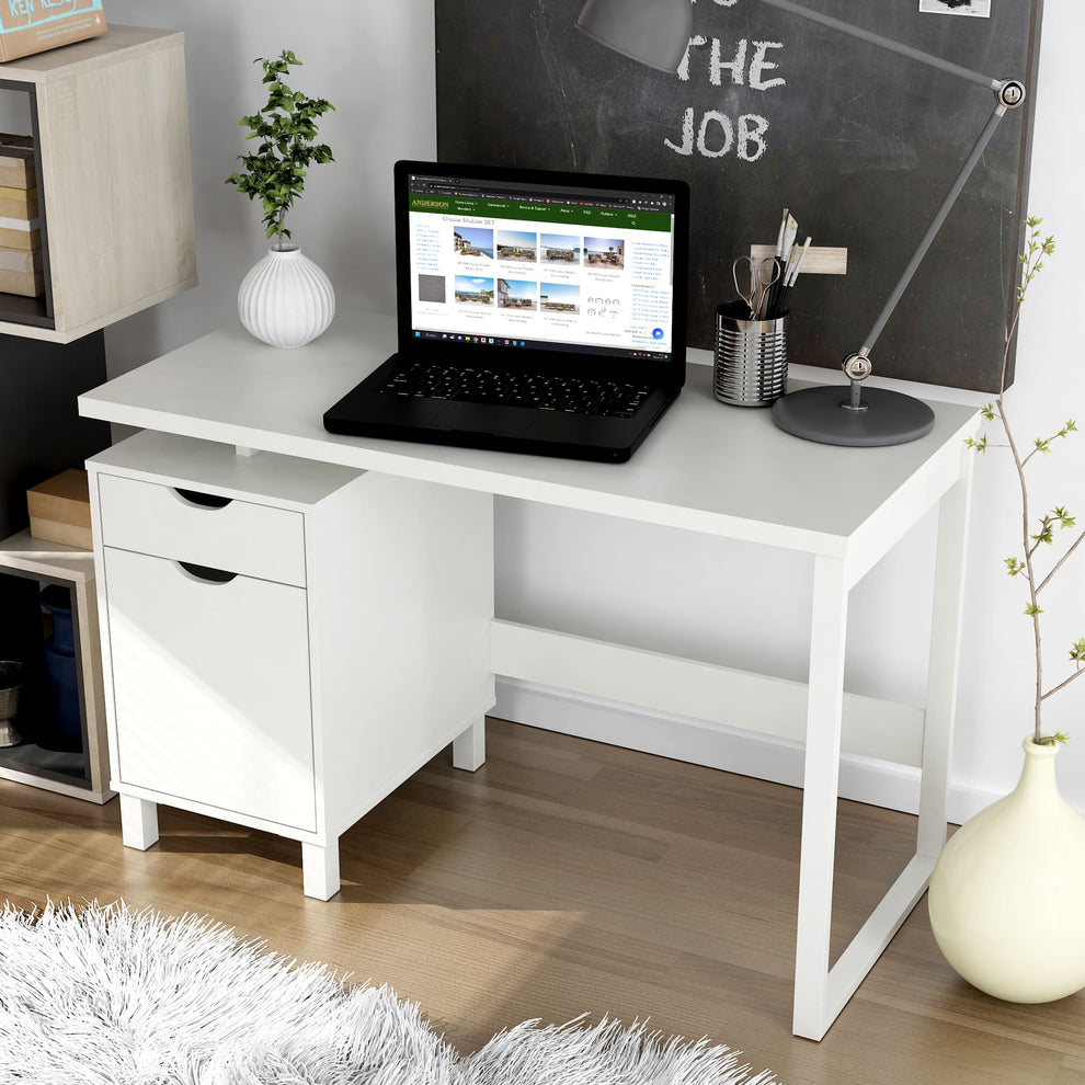 Haslev 47" Writing Desk By Anderson Teak | Desks | Modishstore - 7