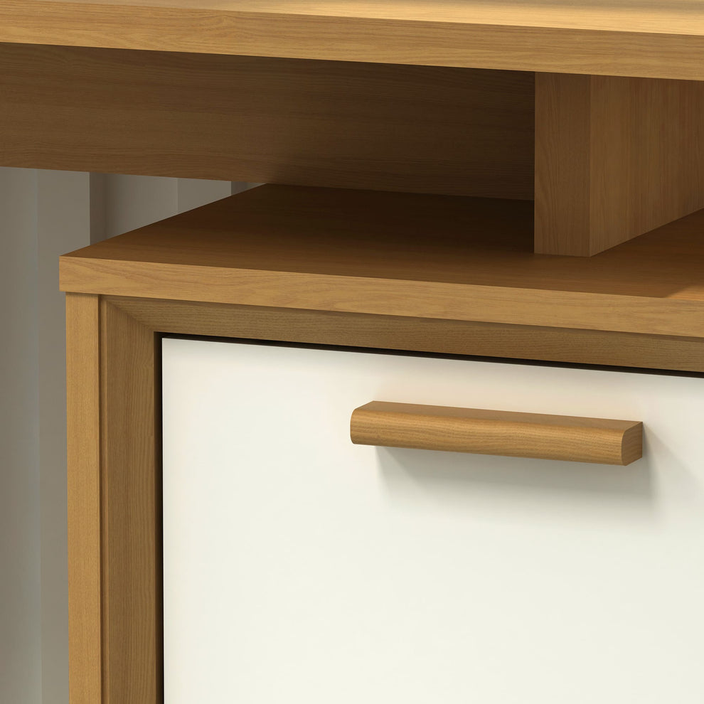 Kathy 47" Writing Desk By Anderson Teak | Desks | Modishstore - 9