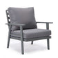 LeisureMod Walbrooke Modern Grey Patio Conversation With Square Fire Pit & Tank Holder | Outdoor Sofas, Loveseats & Sectionals | Modishstore - 56