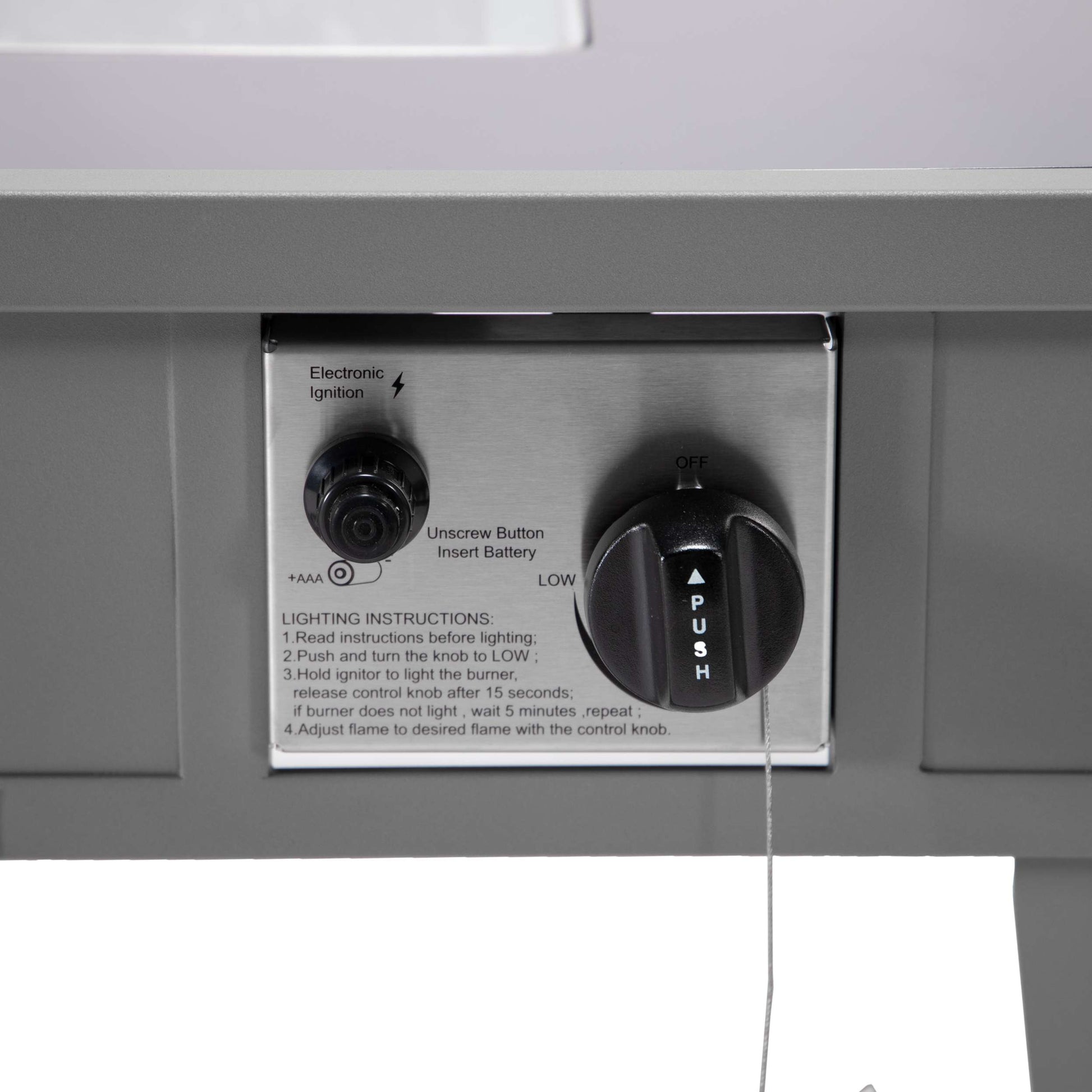 LeisureMod Walbrooke Modern Grey Patio Conversation With Square Fire Pit & Tank Holder | Outdoor Sofas, Loveseats & Sectionals | Modishstore - 30