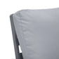 Leisuremod Walbrooke Modern Outdoor Patio Loveseat with Gray Aluminum Frame and Removable Cushions For Patio and Backyard Garden | Outdoor Sofas, Loveseats & Sectionals | Modishstore - 29