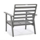 LeisureMod Walbrooke Modern 3-Piece Outdoor Patio Set with Grey Aluminum Frame | Outdoor Sofas, Loveseats & Sectionals | Modishstore - 10