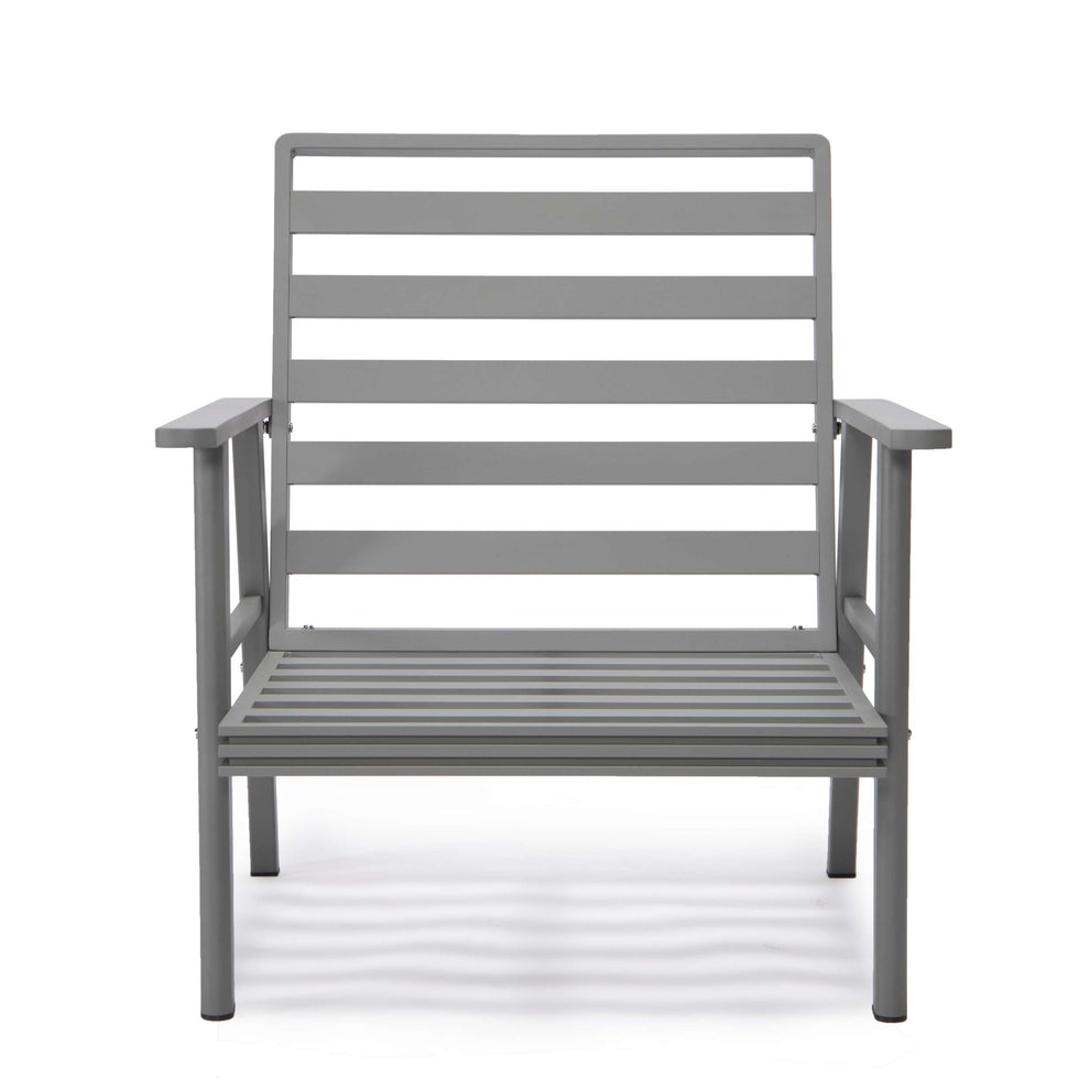 LeisureMod Walbrooke Modern 3-Piece Outdoor Patio Set with Grey Aluminum Frame | Outdoor Sofas, Loveseats & Sectionals | Modishstore - 30