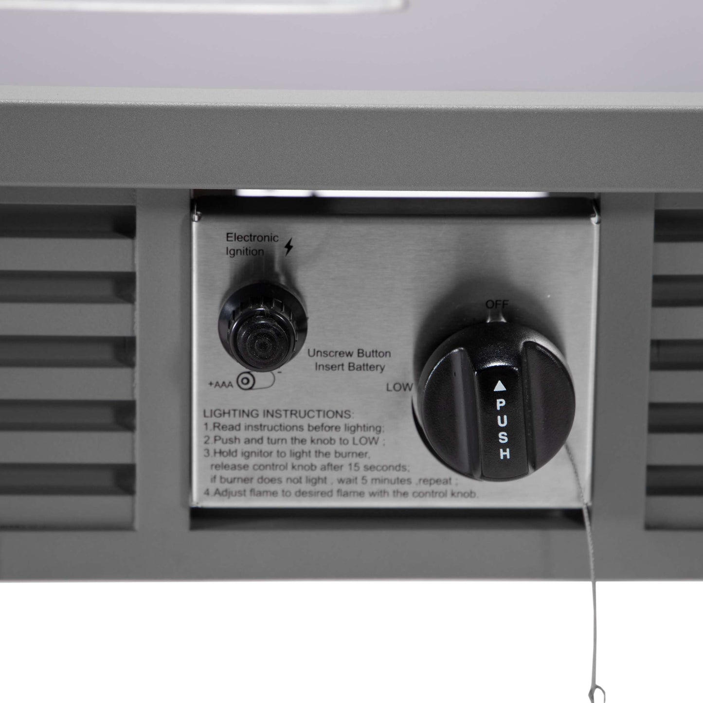 LeisureMod Walbrooke Modern Grey Patio Conversation With Square Fire Pit With Slats Design & Tank Holder | Outdoor Sofas, Loveseats & Sectionals | Modishstore - 14