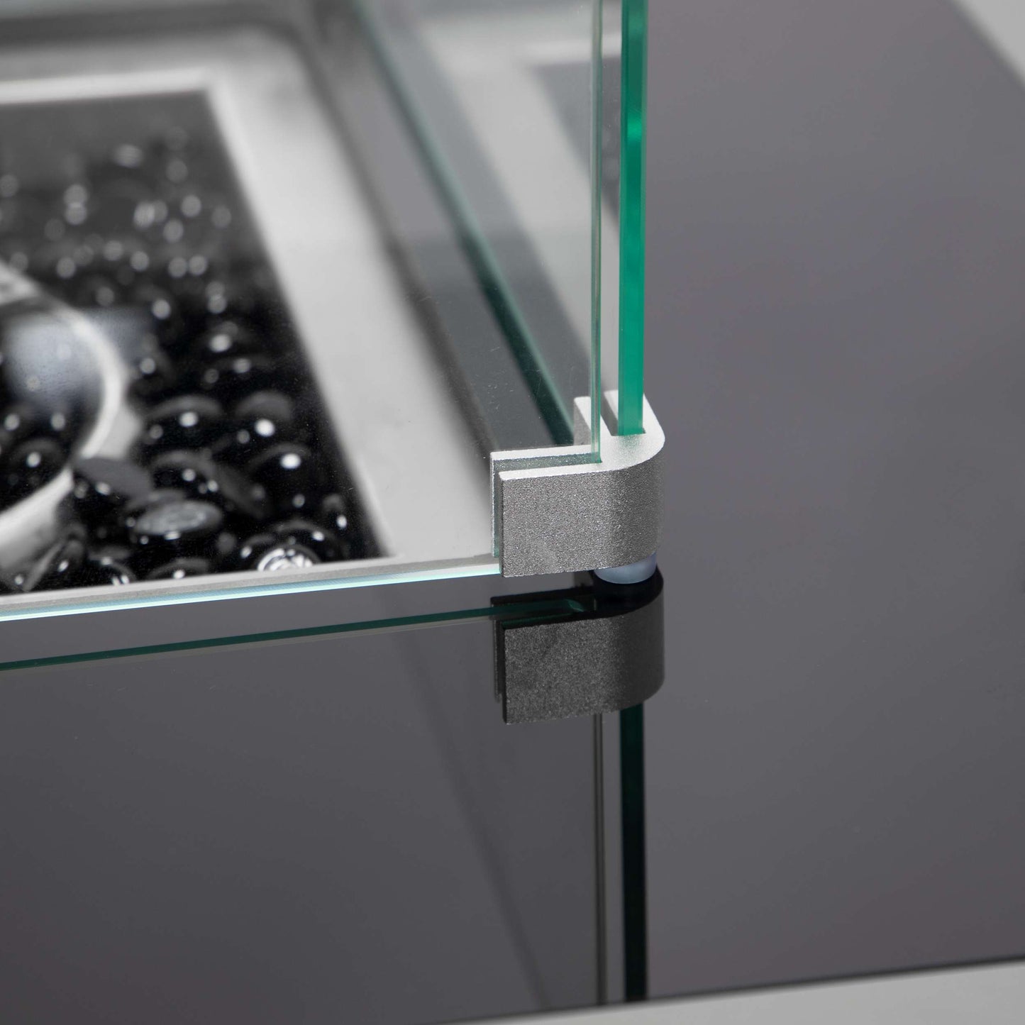 LeisureMod Walbrooke Modern Grey Patio Conversation With Square Fire Pit With Slats Design & Tank Holder | Outdoor Sofas, Loveseats & Sectionals | Modishstore - 69