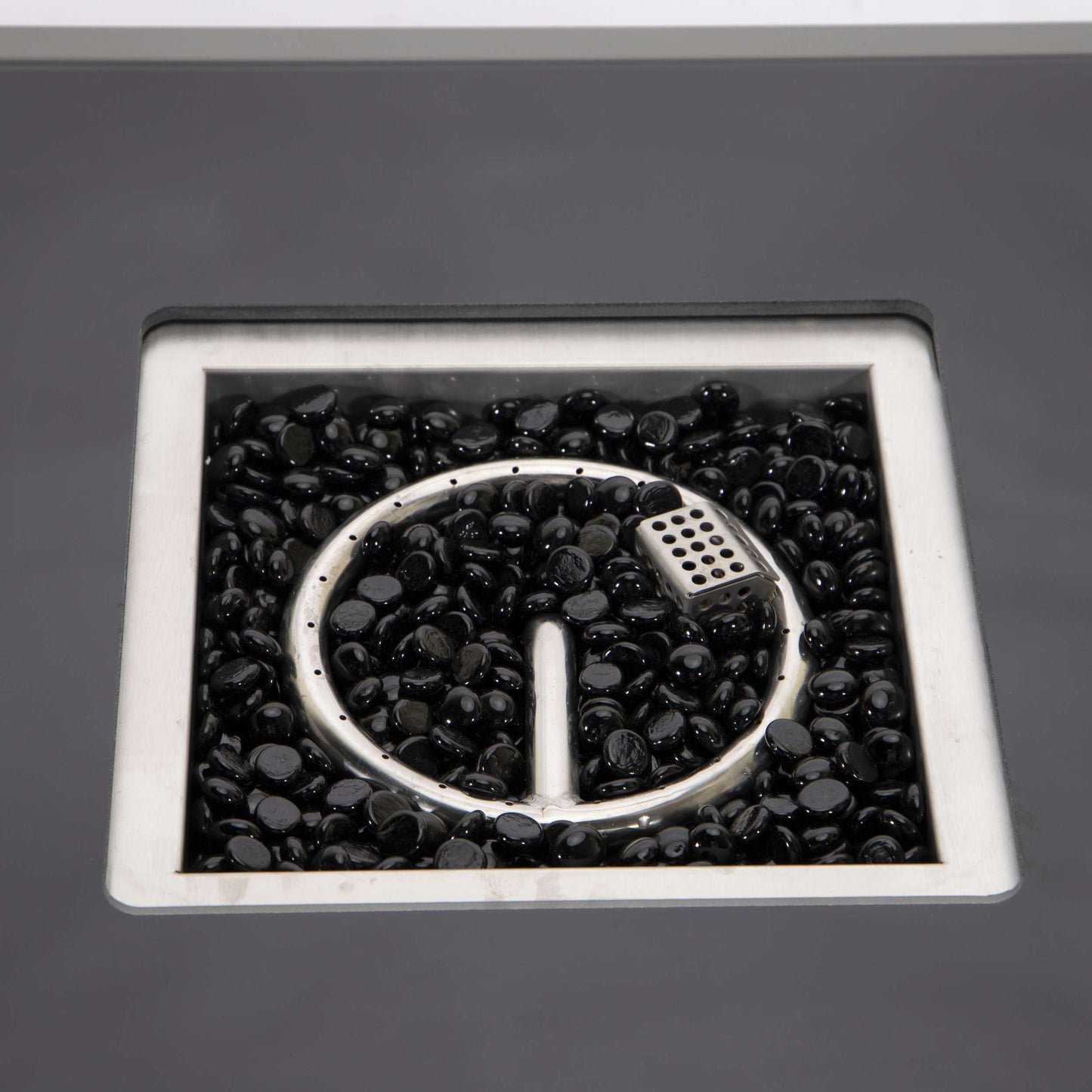 LeisureMod Walbrooke Modern Grey Patio Conversation With Square Fire Pit With Slats Design & Tank Holder | Outdoor Sofas, Loveseats & Sectionals | Modishstore - 31