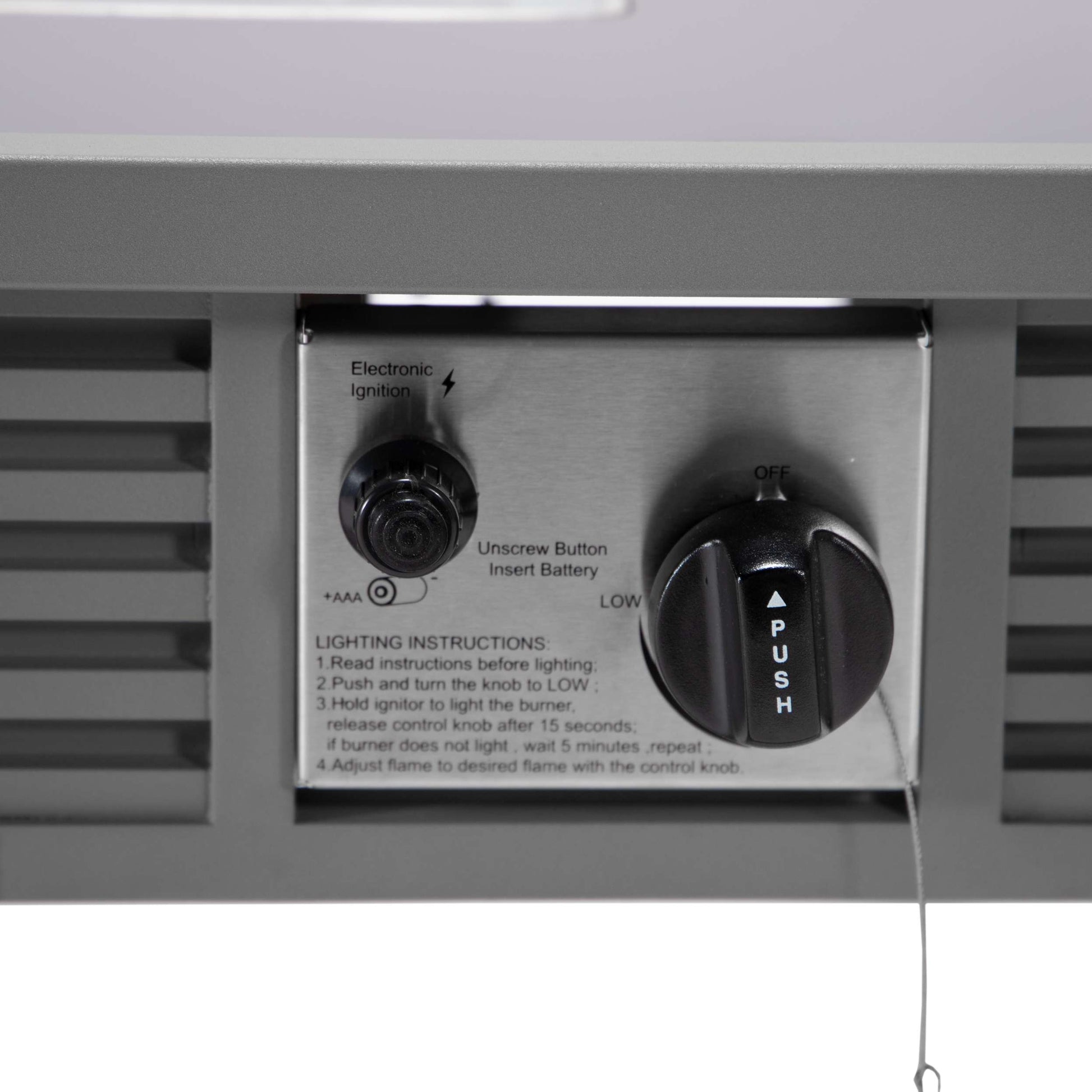 LeisureMod Walbrooke Modern Grey Patio Conversation With Square Fire Pit With Slats Design & Tank Holder | Outdoor Sofas, Loveseats & Sectionals | Modishstore - 80