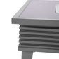 Leisuremod Walbrooke Outdoor Patio Aluminum Square Slats Design Fire Pit Side Table | FIRE PITS | Modishstore - 36