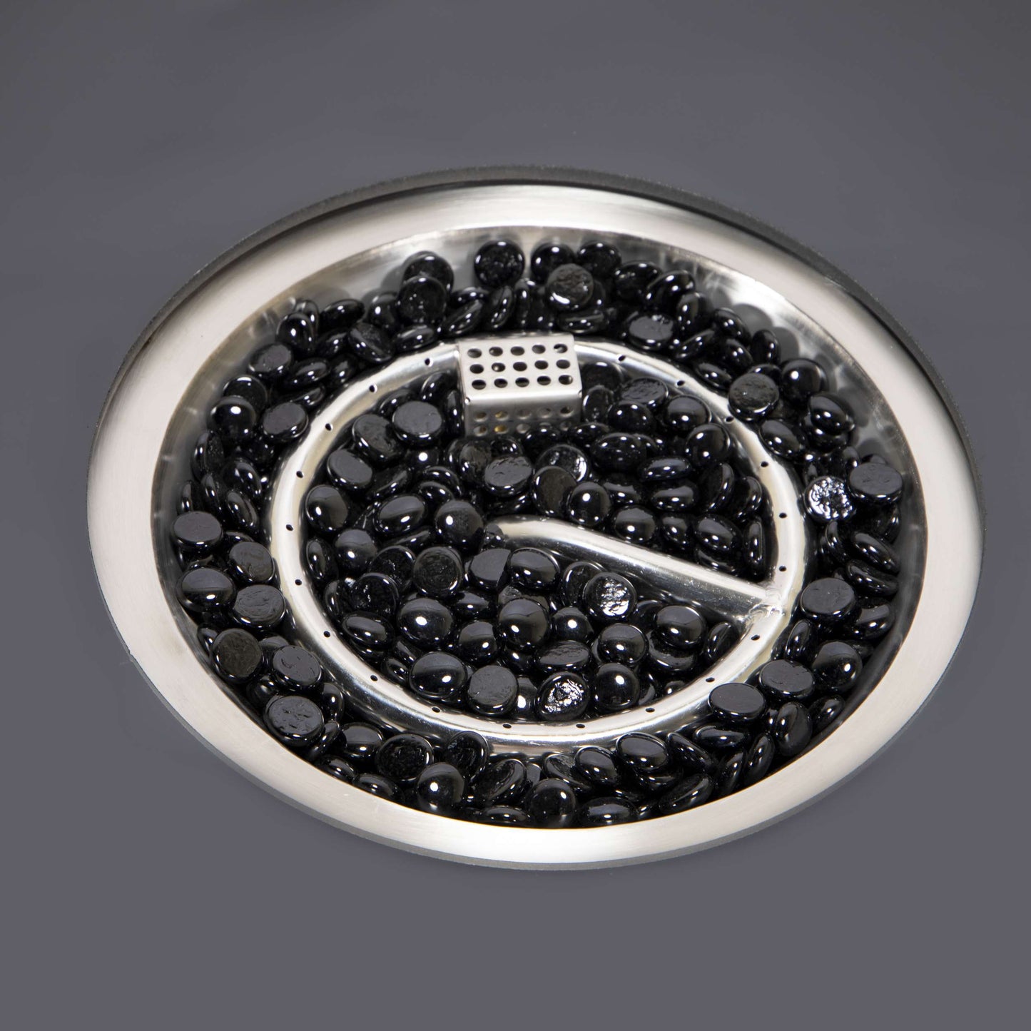 LeisureMod Walbrooke Modern Grey Patio Conversation With Round Fire Pit With Slats Design & Tank Holder | Outdoor Sofas, Loveseats & Sectionals | Modishstore - 15