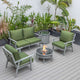 LeisureMod Walbrooke Modern Grey Patio Conversation With Round Fire Pit With Slats Design & Tank Holder | Outdoor Sofas, Loveseats & Sectionals | Modishstore - 44