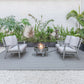 LeisureMod Walbrooke Modern Grey Patio Conversation With Round Fire Pit With Slats Design & Tank Holder | Outdoor Sofas, Loveseats & Sectionals | Modishstore - 34