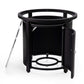 LeisureMod Walbrooke Black Patio Round Tank Holder | FIRE PITS | Modishstore - 4