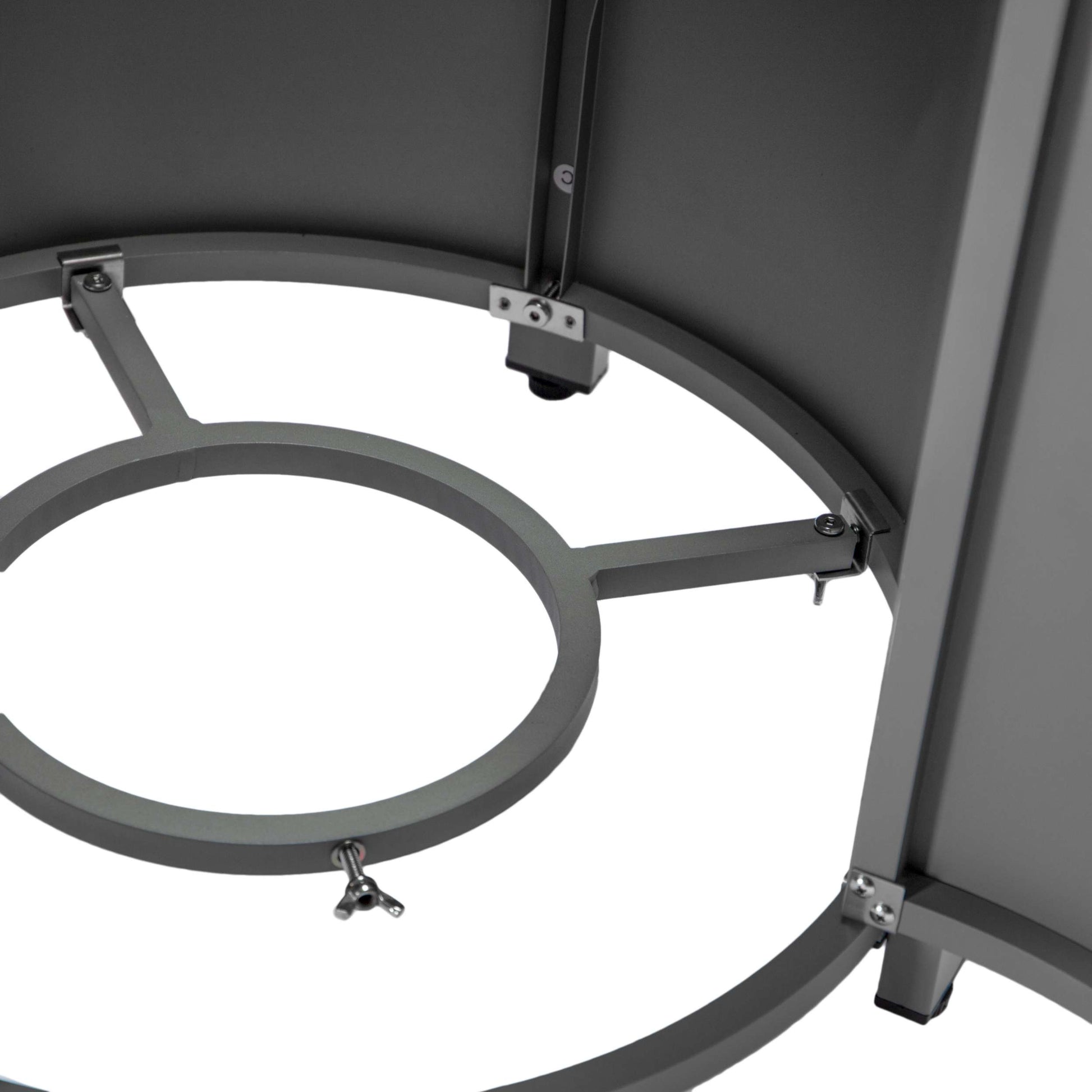 LeisureMod Walbrooke Black Patio Round Tank Holder | FIRE PITS | Modishstore - 22