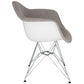 LeisureMod Willow Fabric Eiffel Accent Chair - WM24GRT | Accent Chairs | Modishstore - 4