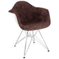 LeisureMod Willow Velvet Eiffel Metal Base Accent Chair - WM24VPR | Accent Chairs | Modishstore - 15