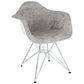 LeisureMod Willow Velvet Eiffel Metal Base Accent Chair - WM24VPR | Accent Chairs | Modishstore - 8