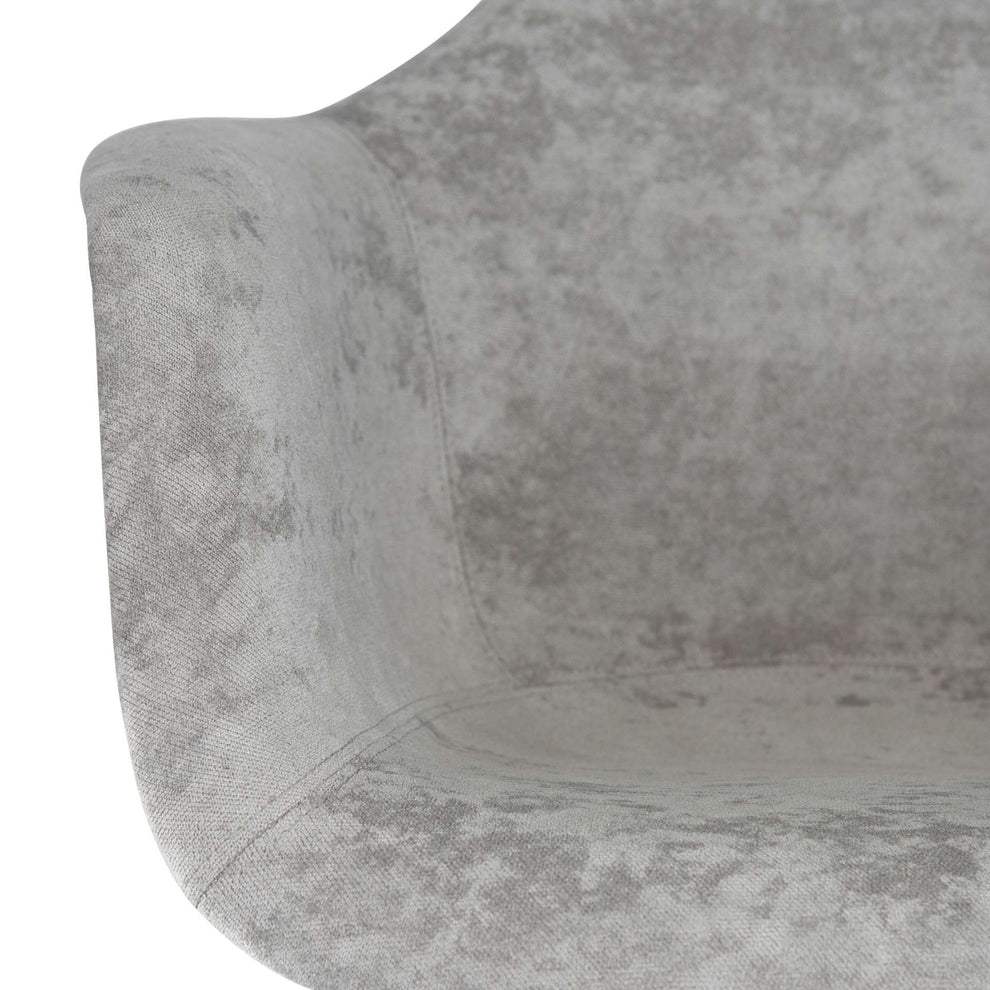 LeisureMod Willow Velvet Eiffel Metal Base Accent Chair - WM24VPR | Accent Chairs | Modishstore - 13