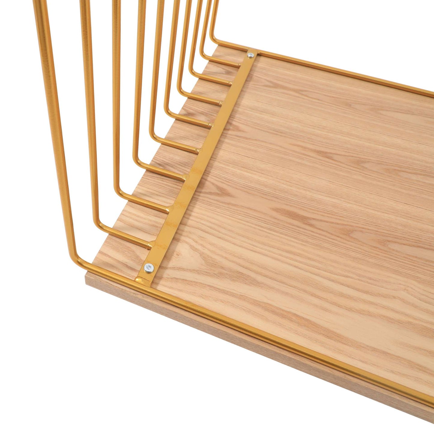 LeisureMod Walden Rectangular Coffee Table with Ash Veneer Top and Powder Coated Steel Frame | Coffee Tables | Modishstore - 25