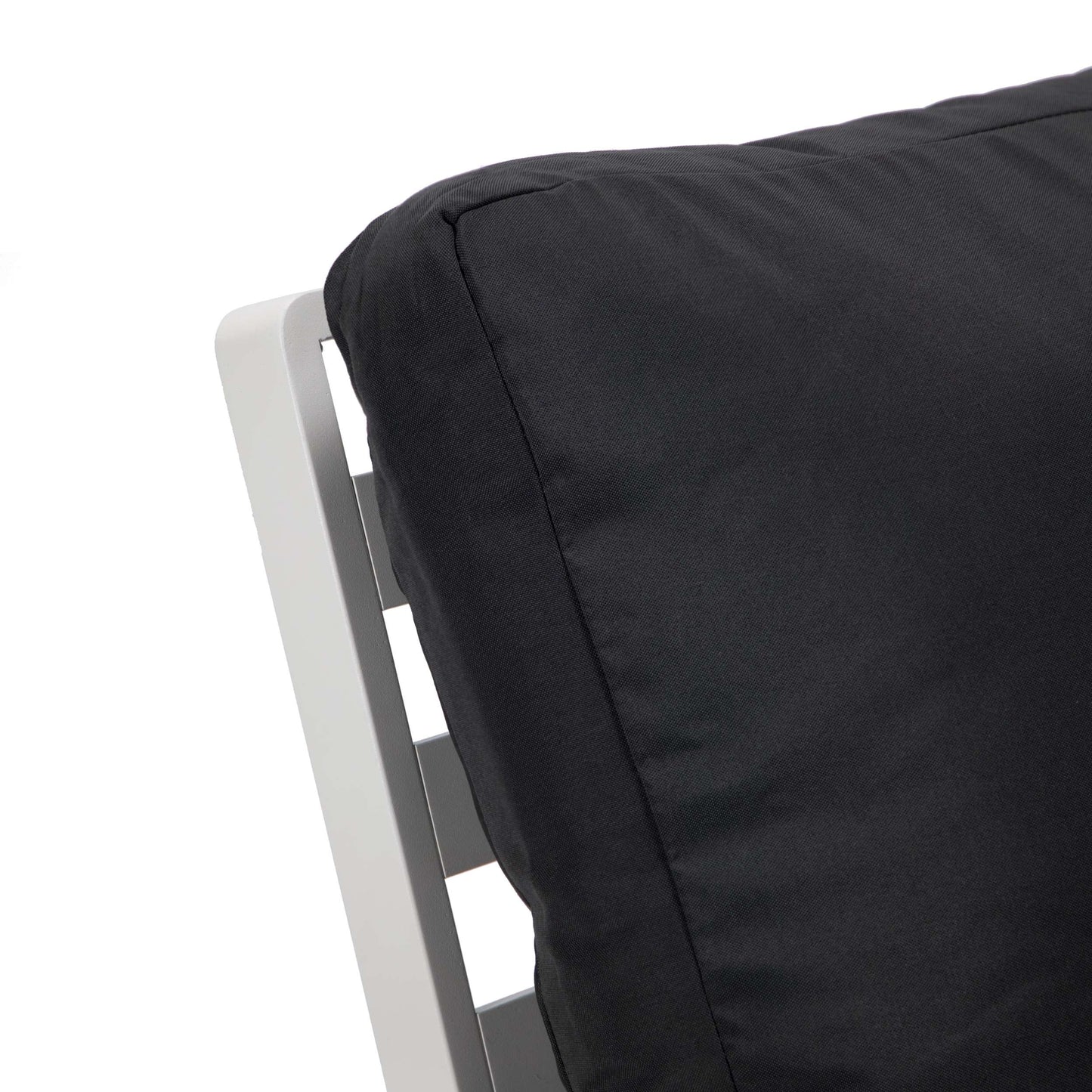 LeisureMod Walbrooke Modern White Patio Conversation With Round Fire Pit & Tank Holder | Outdoor Sofas, Loveseats & Sectionals | Modishstore - 6