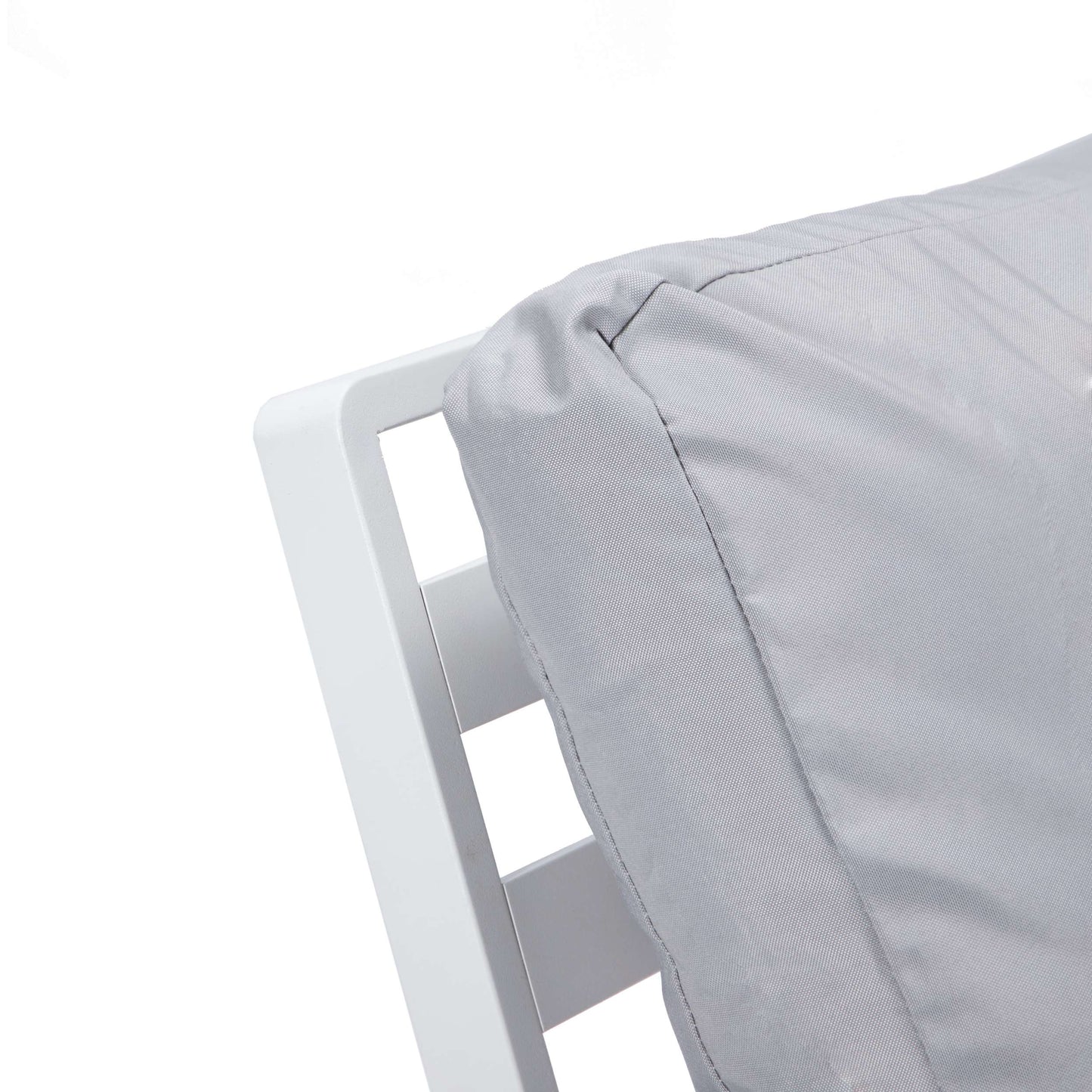 LeisureMod Walbrooke Modern White Patio Conversation With Round Fire Pit & Tank Holder | Outdoor Sofas, Loveseats & Sectionals | Modishstore - 30