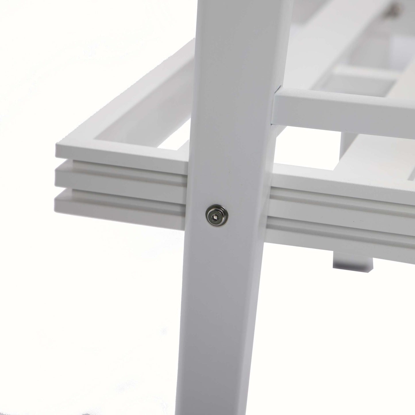 Leisuremod Walbrooke Modern Outdoor Patio Loveseat with White Aluminum Frame and Removable Cushions For Patio and Backyard Garden | Outdoor Sofas, Loveseats & Sectionals | Modishstore - 7