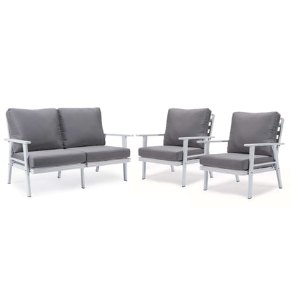 LeisureMod Walbrooke Modern 3-Piece Outdoor Patio Set | Outdoor Sofas, Loveseats & Sectionals | Modishstore - 32
