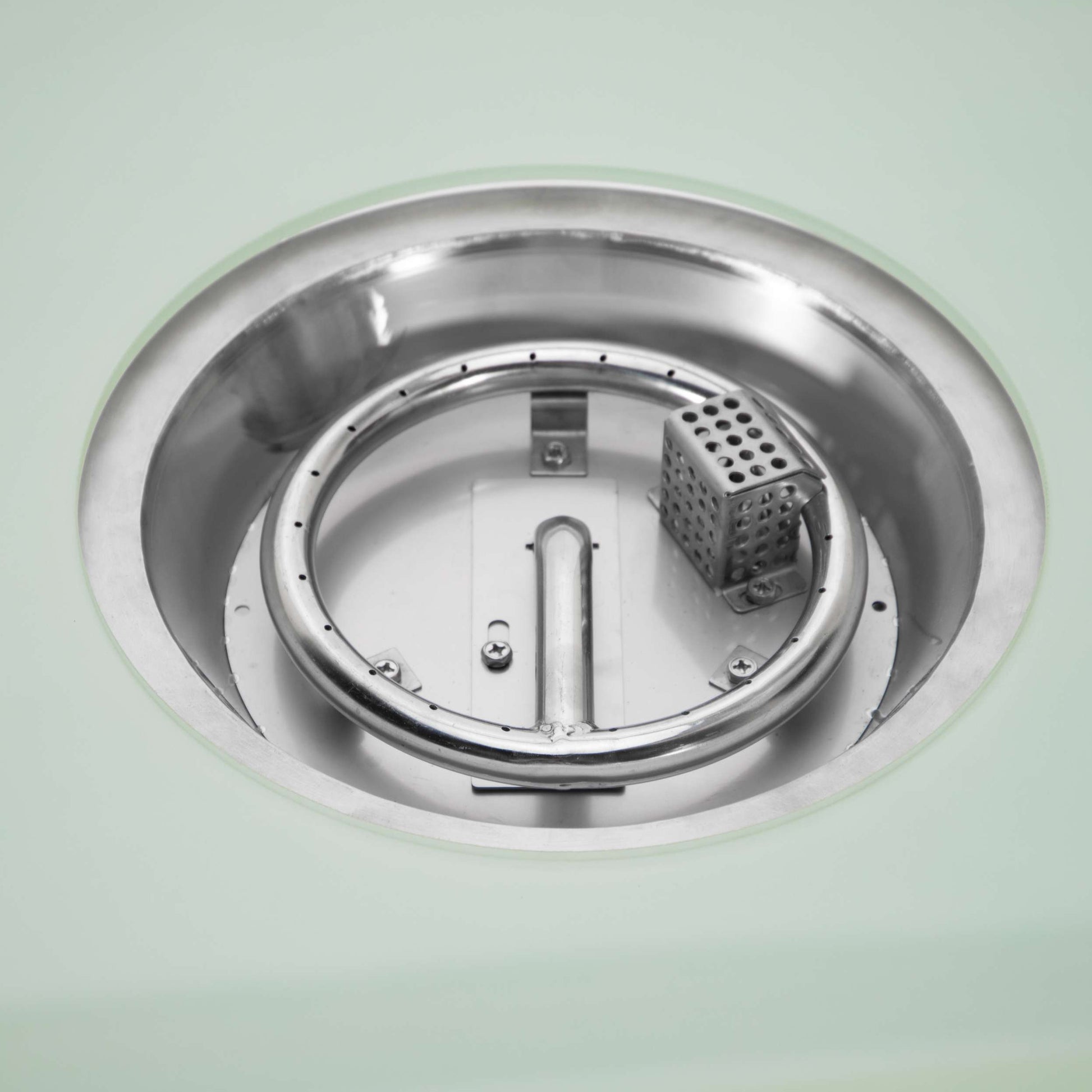 Leisuremod Walbrooke Outdoor Patio Aluminum Round Slats Design Fire Pit Side Table | FIRE PITS | Modishstore - 50