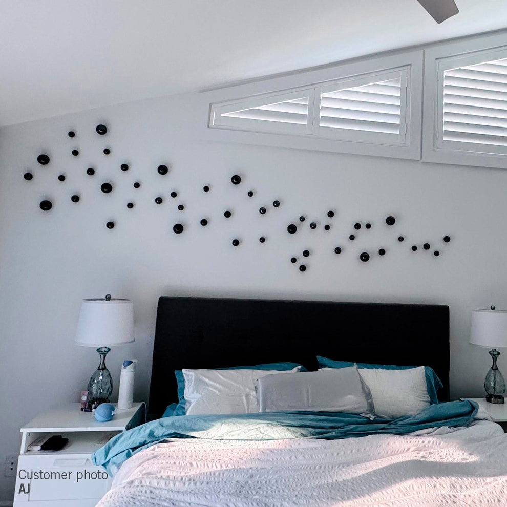 Wall Play™: Orb, Mica Gloss, Set/10 By Gold Leaf | Wall Art | Modishstore - 2