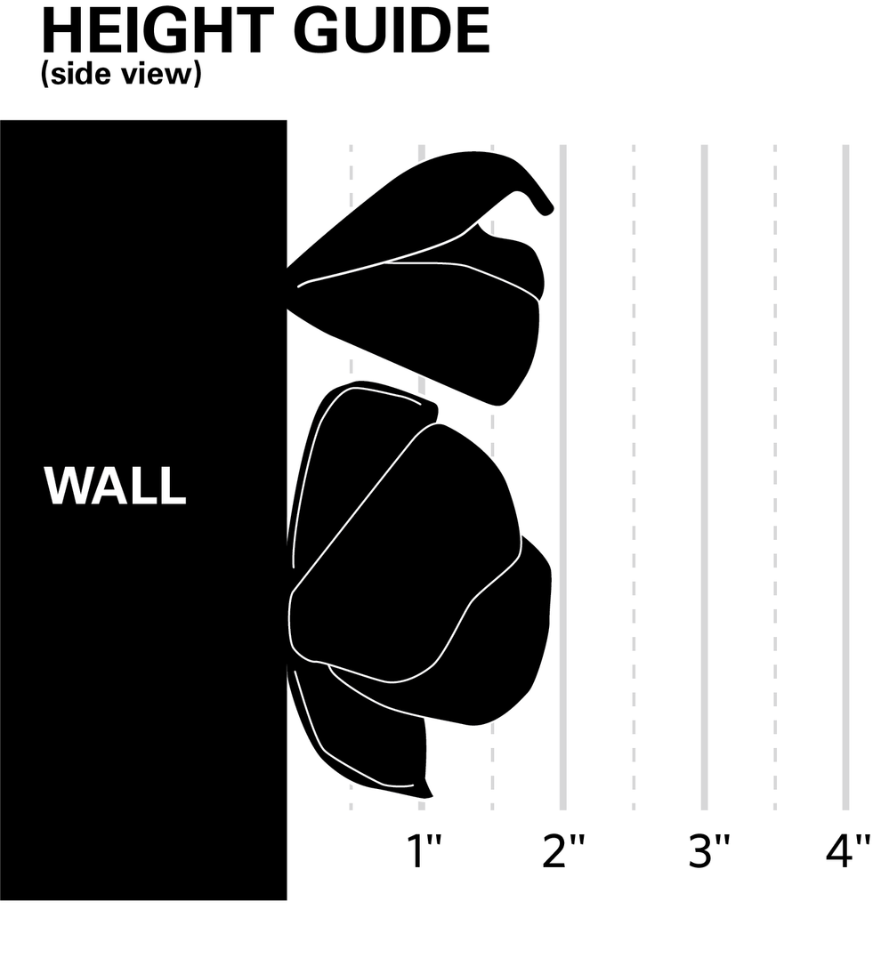Wall Play™: Petals, Off-White, Set/2 By Gold Leaf | Wall Art | Modishstore - 5