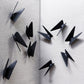 Wall Play™: Wings #1, DK Grey/ Black By Gold Leaf | Wall Art | Modishstore - 5