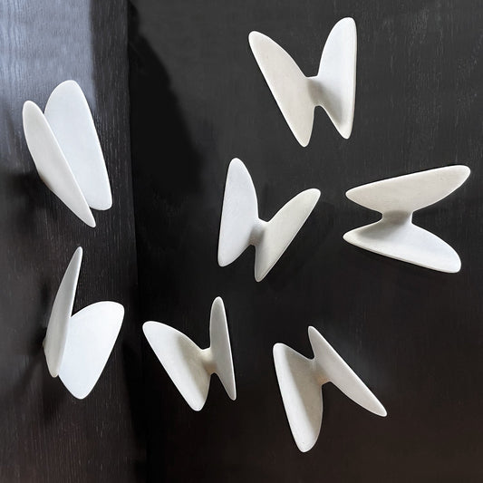 Wall Play™: Wings #2, Off-White By Gold Leaf | Wall Art | Modishstore - 1