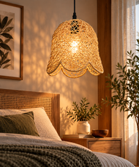 Tulip Rattan Pendant Light By Artisan Living
