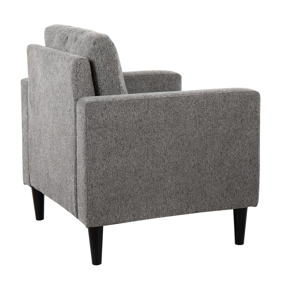 Wendy Accent Chair By LumiSource - CHR-WENDYAC BKGY | Accent Chairs | Modishstore - 3