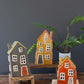 Set Of Three Ceramic Houses By Kalalou | Decor | Modishstore - 1