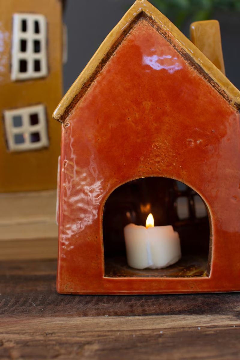 Set Of Three Ceramic Houses By Kalalou | Decor | Modishstore - 4