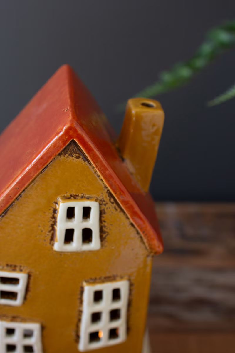 Set Of Three Ceramic Houses By Kalalou | Decor | Modishstore - 7