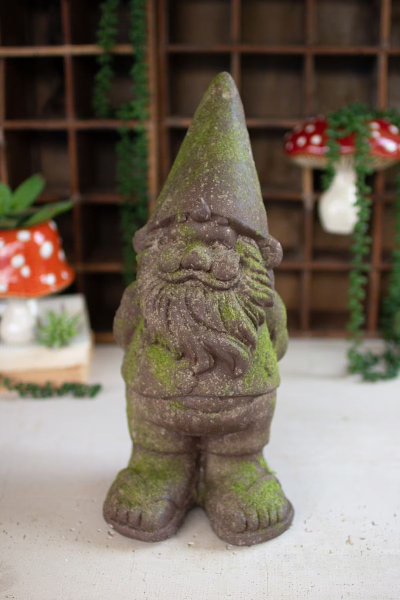 Faux Concrete Gnome (Min 2) By Kalalou | Sculptures | Modishstore - 1