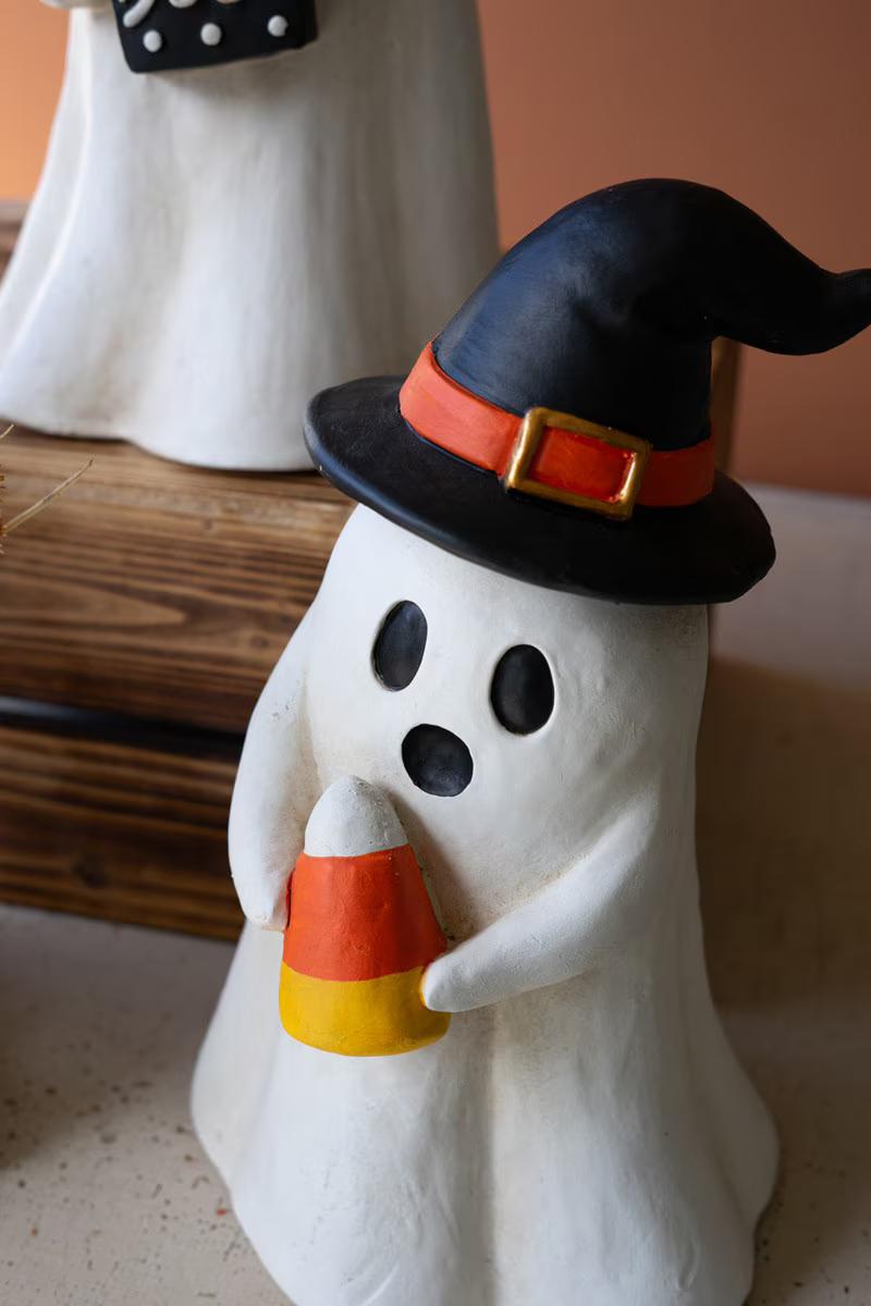 Set Of Two Resin Halloween Ghosts By Kalalou | Holiday | Modishstore - 2