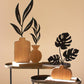 Set Of Two Wood And Metal Plant Sculptures (Min 2) By Kalalou | Sculptures | Modishstore - 3
