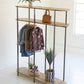 Tall Iron And Recycled Wood Garment Display By Kalalou | Display Cases | Modishstore - 6