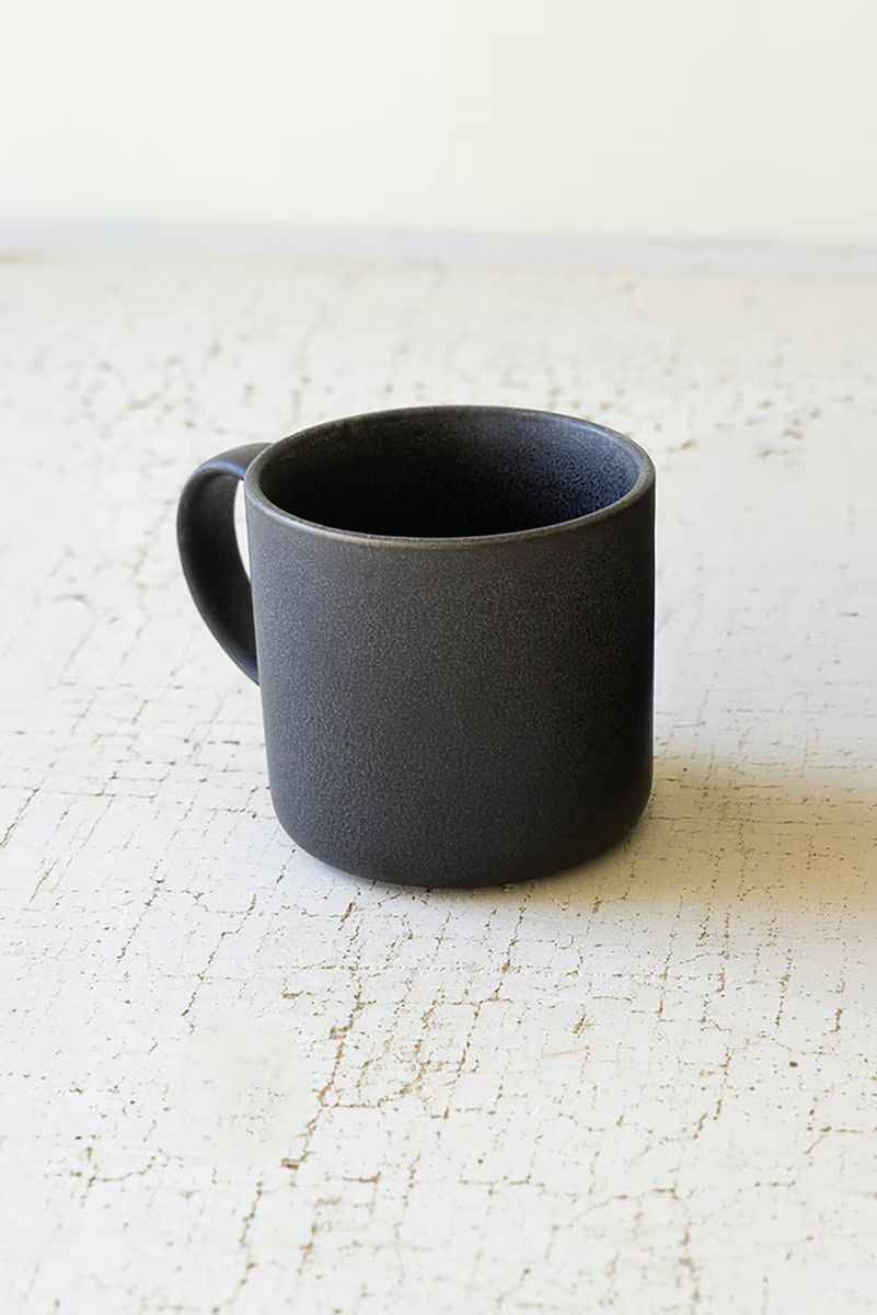 Set Of Four Graphite Ceramic Mugs (Min 2) By Kalalou | Dinnerware | Modishstore - 3