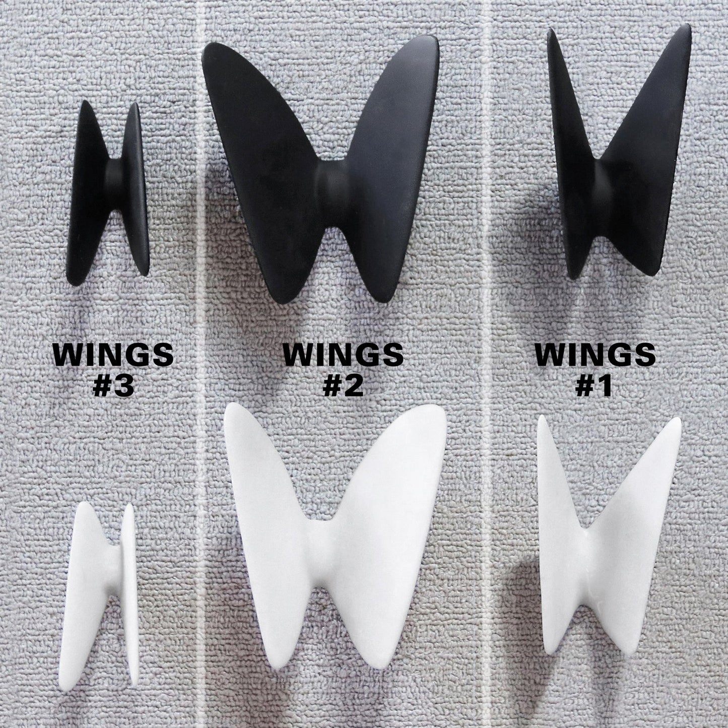 Wall Play™: Wings #2, Off-White By Gold Leaf | Wall Art | Modishstore - 6
