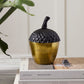 Acorn Stash Lidded Box Set of 2 By Accent Decor | Planters, Troughs & Cachepots | Modishstore - 3