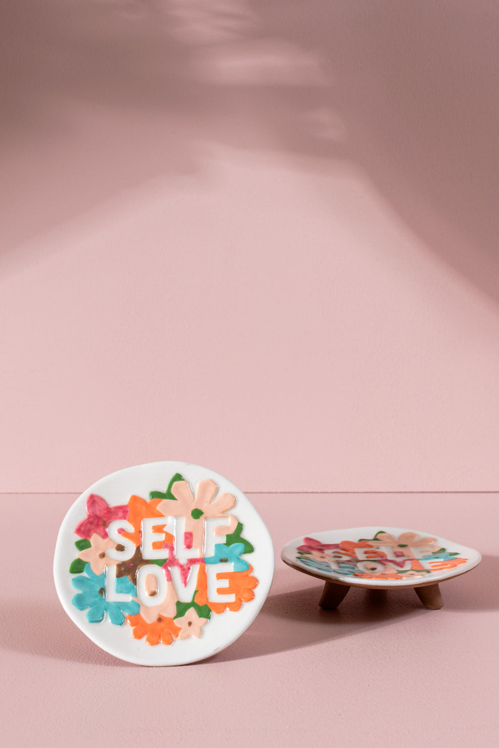 Affirmation Tray Set of 4 By Accent Decor | Decorative Trays & Dishes | Modishstore - 1