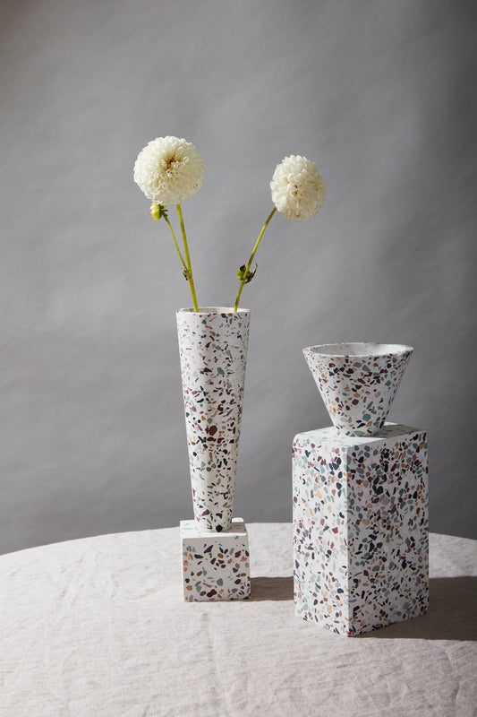 Alexi Vase Set of 2 By Accent Decor | Vases | Modishstore - 1