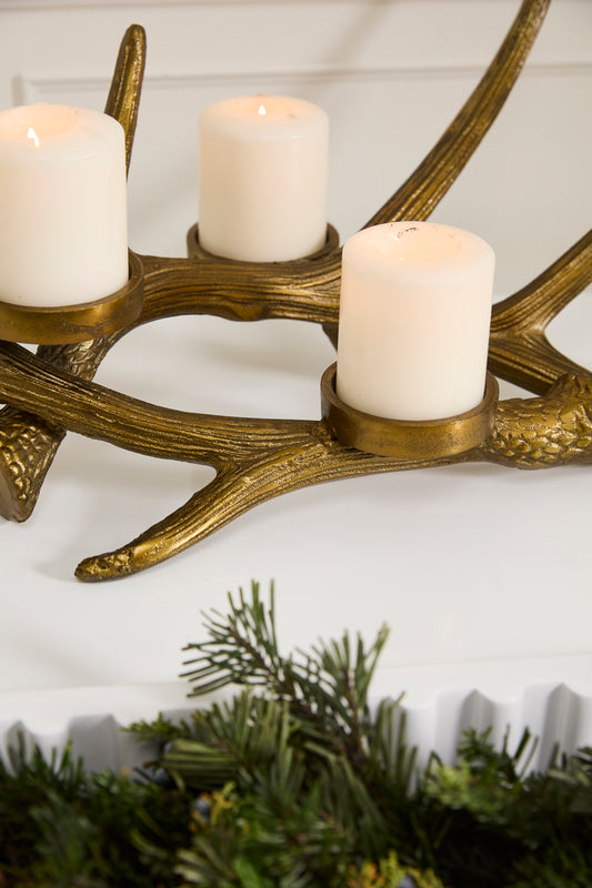 Andean Antler Candleholder By Accent Decor | Candle Holders | Modishstore - 1