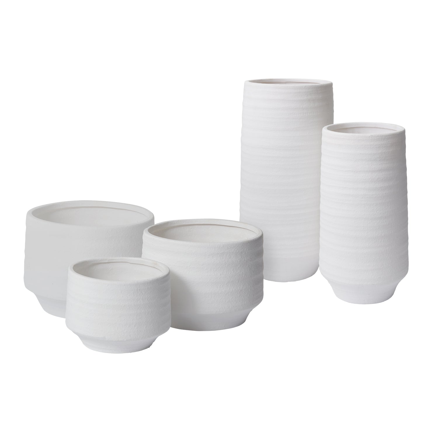 Andrade Collection Set of 4 By Accent Decor | Planters, Troughs & Cachepots | Modishstore - 4