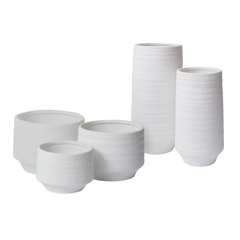 Andrade Collection Set of 4 By Accent Decor | Planters, Troughs & Cachepots | Modishstore - 4