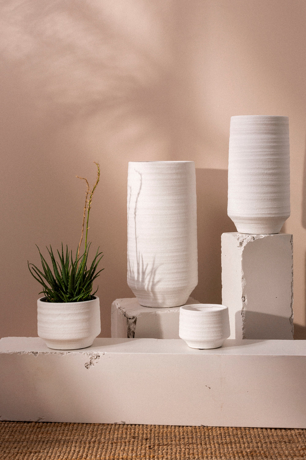 Andrade Collection Set of 4 By Accent Decor | Planters, Troughs & Cachepots | Modishstore - 1