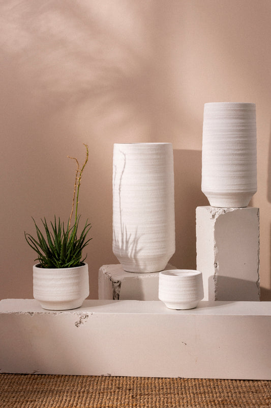 Andrade Collection Set of 4 By Accent Decor | Planters, Troughs & Cachepots | Modishstore - 1